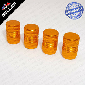 Universal Aluminum Auto Car Wheels Tire Tyre Valves Dust Stems Air Caps - Gold - US85.COM