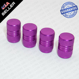 Universal Aluminum Auto Car Wheels Tire Valves Dust Stems Air Caps - Purple - US85.COM