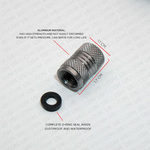 Load image into Gallery viewer, Universal Aluminum Auto Car Wheels Tire Valves Dust Stems Air Caps - Gun Grey - US85.COM