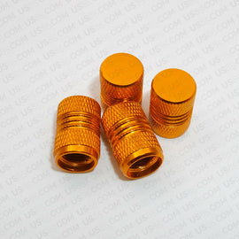 Universal Aluminum Auto Car Wheels Tire Tyre Valves Dust Stems Air Caps - Gold - US85.COM