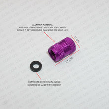 Load image into Gallery viewer, Universal Aluminum Auto Car Wheels Tire Valves Dust Stems Air Caps - Purple - US85.COM