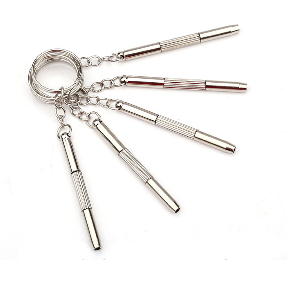 1pcs Screwdriver for Glasses - Small Three Rotation Heads Style Compact Screwdriver for Glasses Steel S-grade Screwdriver Drill Screwdriver - US85.COM