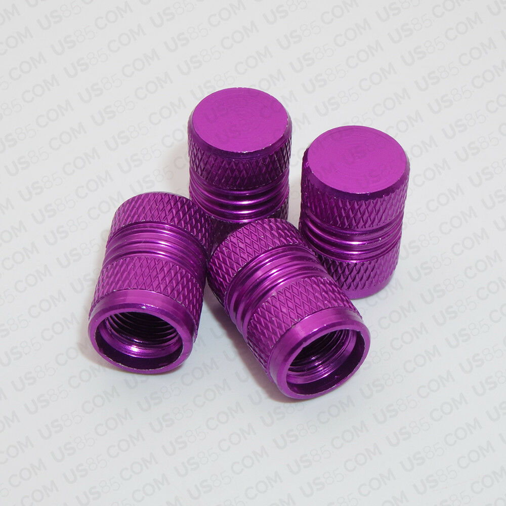 Universal Aluminum Auto Car Wheels Tire Valves Dust Stems Air Caps - Purple - US85.COM