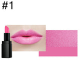 1Pcs 12 Colors Lipsticks for Girls Women Waterproof Long-Lasting Moisturizing Makeup Lipsticks