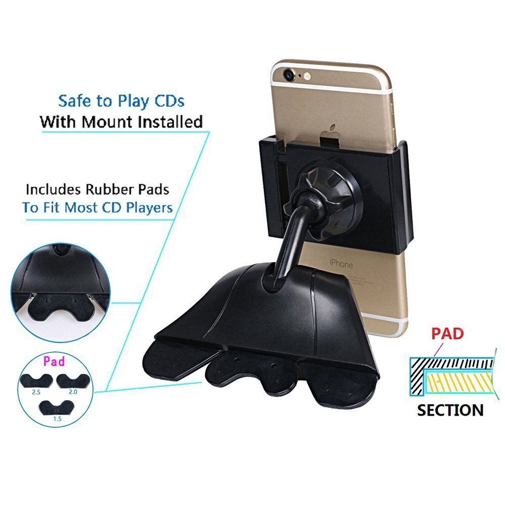 ZLP-CD1 Universal Car Mount Holder CD Slot Cradle for Smartphone - US85.COM