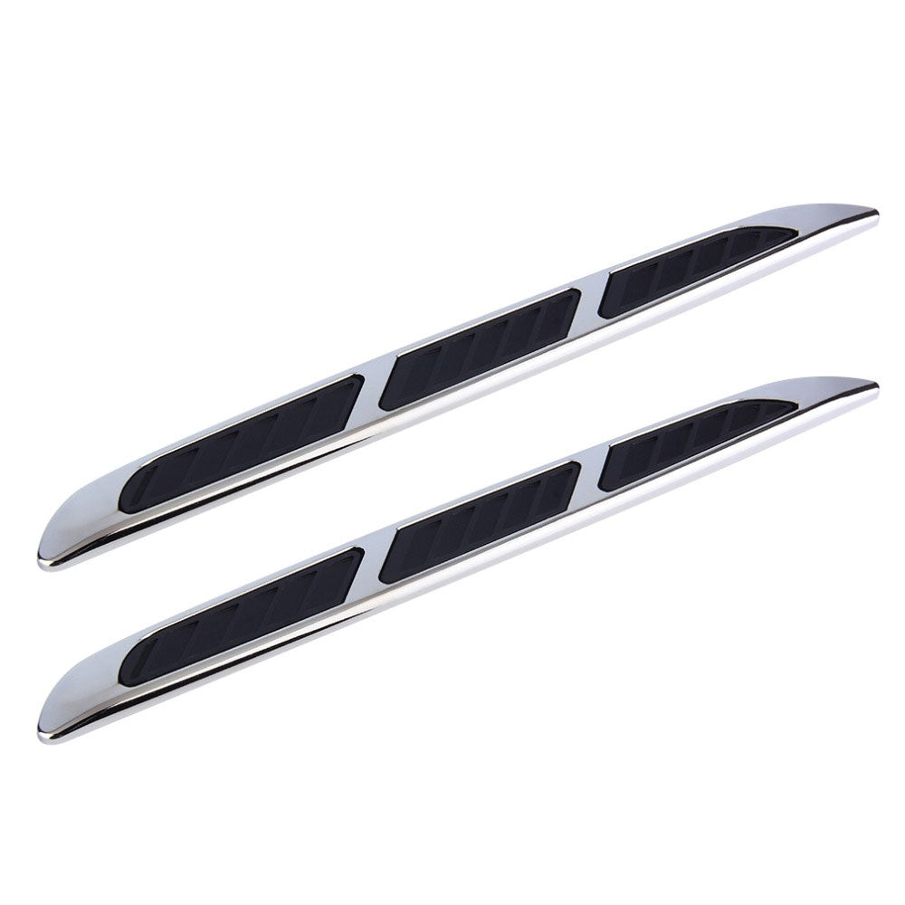 2Pcs/Set Auto Car 3D ABS resign Fake Side Air Vents Outlet Decorative Stickers Car Body Decal Bumper Sticker Car-Styling Car Accessories - US85.COM