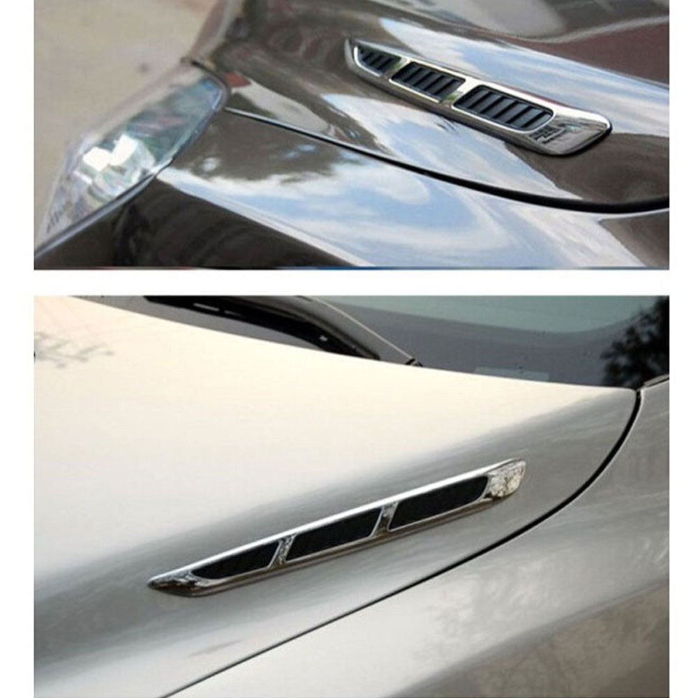 PartyKindom Air Vent Hood Car Hood Air Flow Vents Universal Fit Car