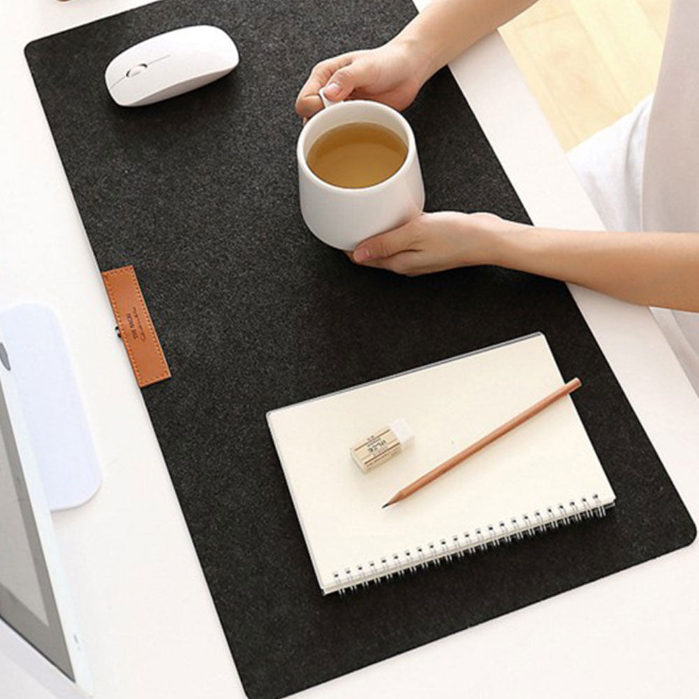 1Pcs Home/Office Premium Extended Size Felt Computer/Laptop Mouse pad Desktop Mat Table Organizer Game Mouse Pad Non-Slip - US85.COM