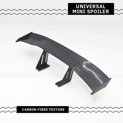 6.7" Universal Mini Spoiler Auto Car Tail Decoration Spoiler Wing Carbon Fiber - US85.COM