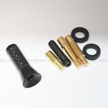 Load image into Gallery viewer, Black Universal 1.4&quot; Carbon Fiber Car Radio Antenna Adjustable Aerials fit All - US85.COM