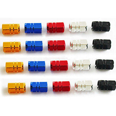 Red Aluminum Tire Wheel Rims Stem Air Valve Caps Tyre Cover Fit All Auto Car - US85.COM