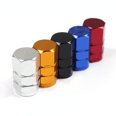 Red Aluminum Tire Wheel Rims Stem Air Valve Caps Tyre Cover Fit All Auto Car - US85.COM