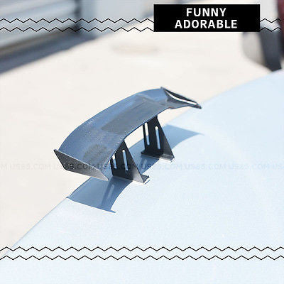 6.7" Universal Mini Spoiler Auto Car Tail Decoration Spoiler Wing Carbon Fiber - US85.COM