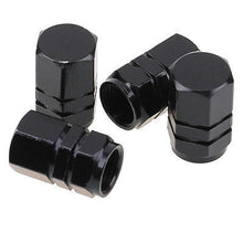 Load image into Gallery viewer, Black Aluminum Tire Wheel Rims Stem Air Valve Caps Tyre Cover Fit All Auto Car - US85.COM