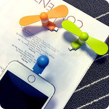Load image into Gallery viewer, Mini Portable Fan Lightning Connector For iPhone 5/5s/5c/SE/6/6 plus Cool Wind - US85.COM