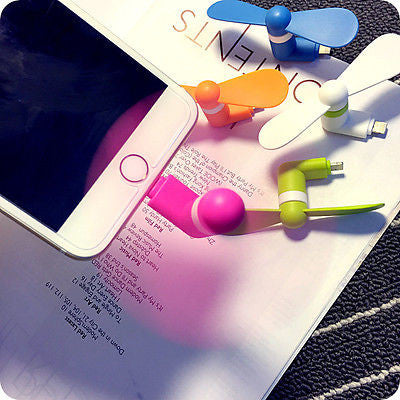 Mini Portable Fan Lightning Connector For iPhone 5/5s/5c/SE/6/6 plus Cool Wind - US85.COM