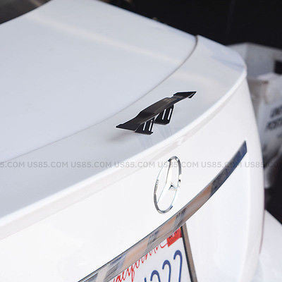6.7" Universal Mini Spoiler Auto Car Tail Decoration Spoiler Wing Carbon Fiber - US85.COM