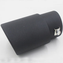 Load image into Gallery viewer, Universal Black Stainless Steel Car Rear Oval Round Exhaust Pipe Muffler Tip - US85.COM