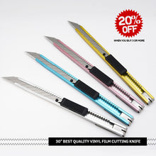 Load image into Gallery viewer, Vinyl Cutting Wrapping Tint Cutter Tools With Blade Snapper 30° Utility Knife - US85.COM