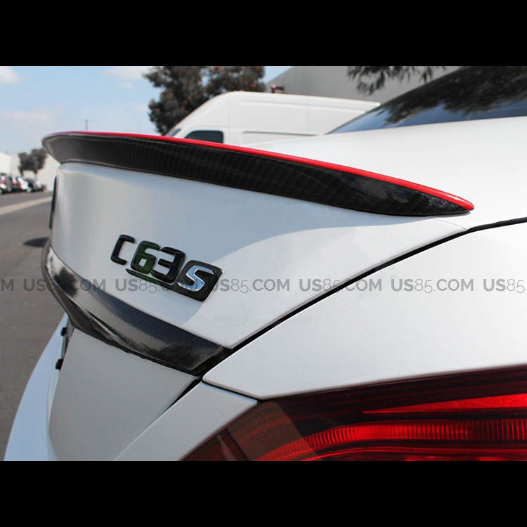 ABS C63 S Emblem 3D Matte Black Trunk Logo Badge Decoration AMG Modified - US85.COM