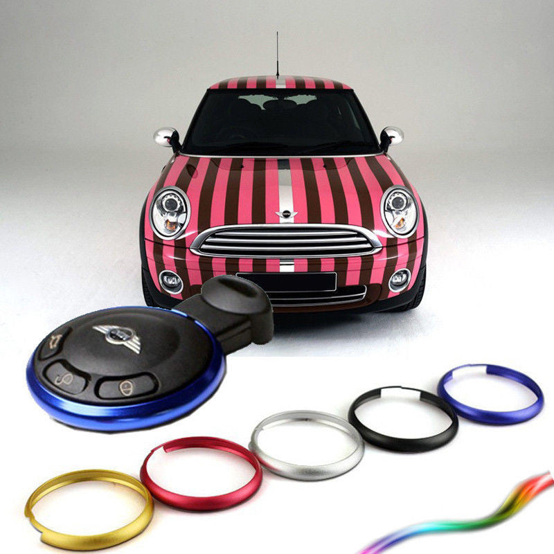 Aluminum Smart Key Fob Replacement Ring Rim Trim Cover Mini Cooper JCW - US85.COM