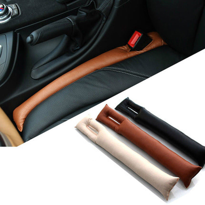 Universal Car Vehicle Seat Hand Brake Gap Filler Pad PU Leather Decoration Gift - US85.COM