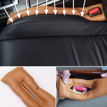 Load image into Gallery viewer, 1Pcs PU Leather Car Seat Gap Stopper Leak Proof Stop Pad Filler Spacer Mat Cushion Cover Auto Slot Plug Stopper - US85.COM