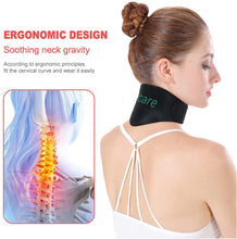 Load image into Gallery viewer, A0459 Tcare Tourmaline Magnetic Therapy Neck Brace Tourmaline Belt Support Cervical Vertebra Protection Spontaneous Self Heating