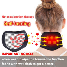 Load image into Gallery viewer, A0459 Tcare Tourmaline Magnetic Therapy Neck Brace Tourmaline Belt Support Cervical Vertebra Protection Spontaneous Self Heating