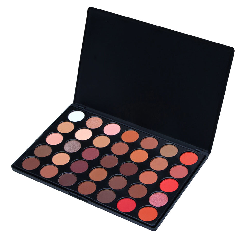 Cosmetic Matte Eyeshadow Makeup Palette Shimmer Set 35 Colors diamond bright eye shadow tray - US85.COM