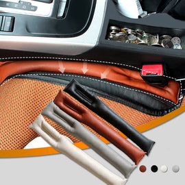 1Pcs PU Leather Car Seat Gap Stopper Leak Proof Stop Pad Filler Spacer Mat Cushion Cover Auto Slot Plug Stopper - US85.COM
