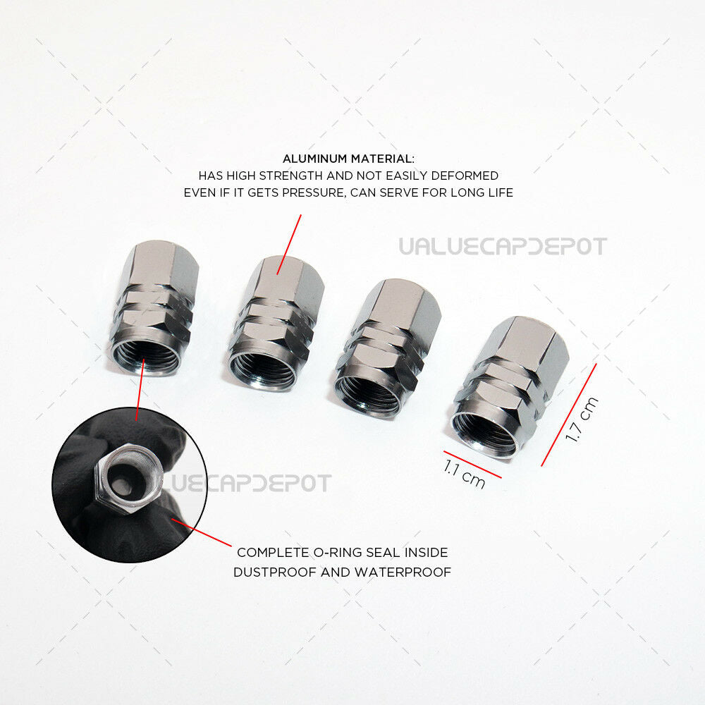 Universal Hexagon Shape Car Van Wheels Tyre Tire Valves Dust Stems Air Caps JEEP - US85.COM