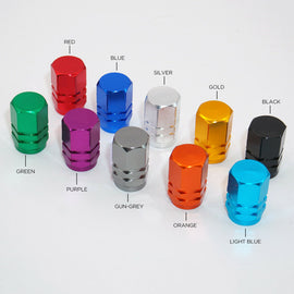 Universal Hexagon Shape Car Van Wheels Tyre Tire Valves Dust Stems Air Caps CAD - US85.COM