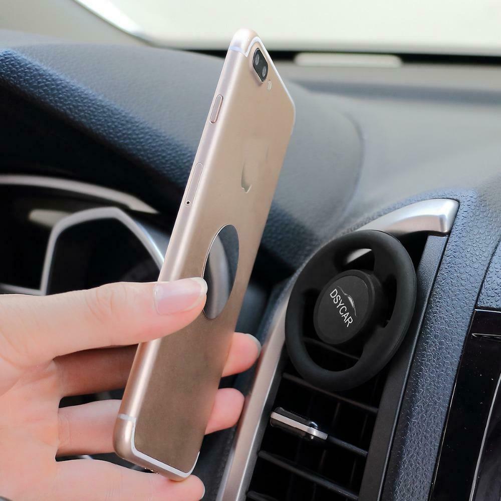 Universal Air Vent Magnetic Gear Car GPS Mount Phone Holder Steering Wheel Style - US85.COM