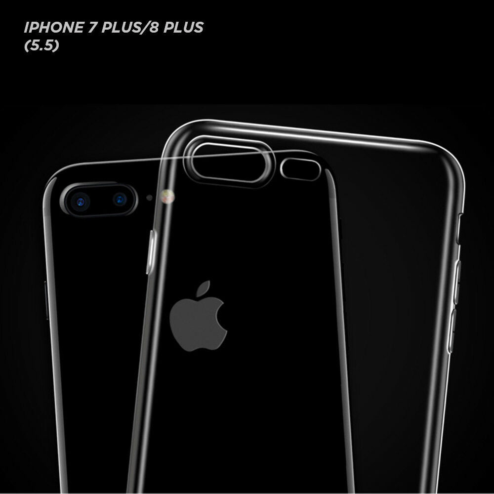 Ultra Thin Clear Transparent soft TPU Case Cover For iPhone 6P 7/7P 8/8P - US85.COM