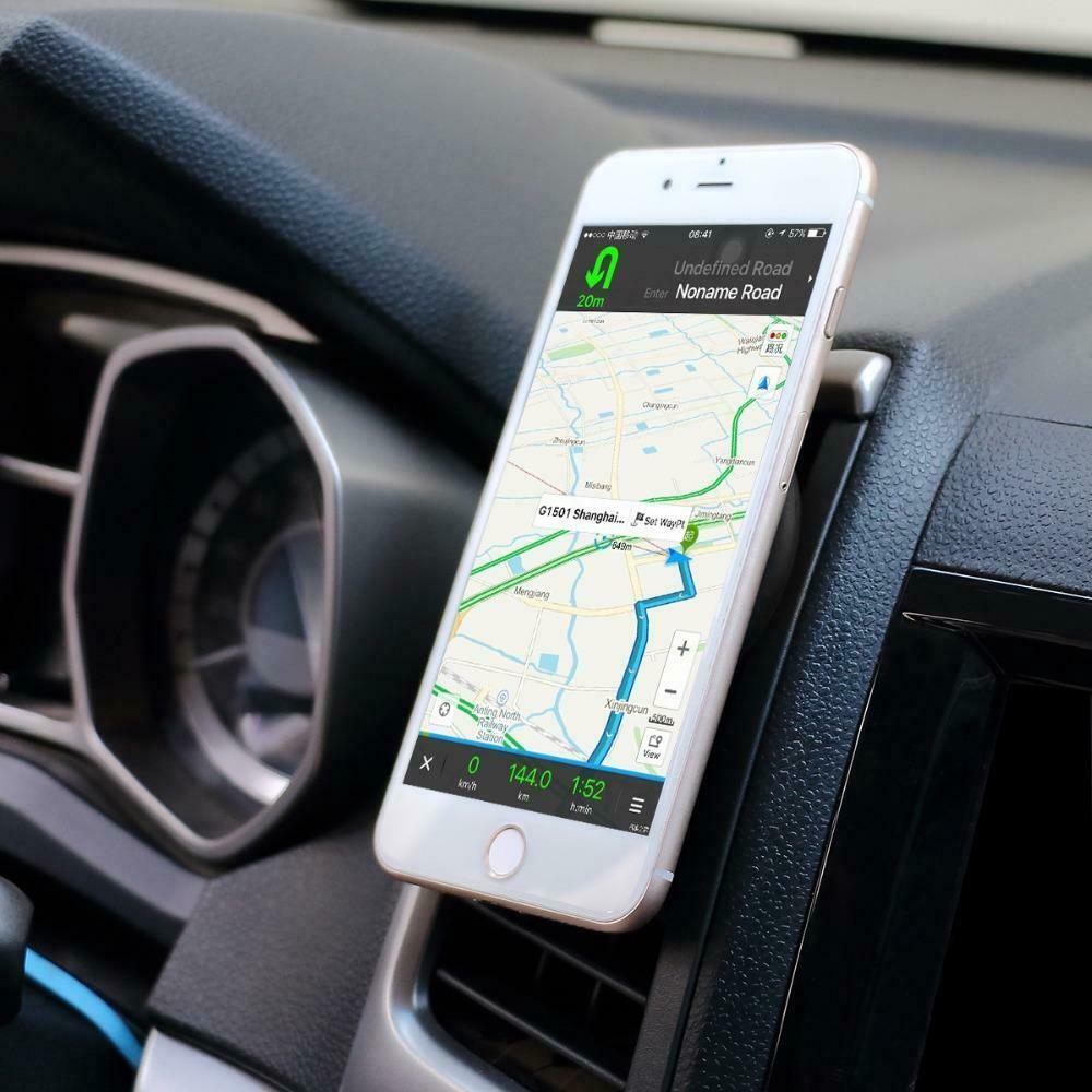 Universal Air Vent Magnetic Gear Car GPS Mount Phone Holder Steering Wheel Style - US85.COM