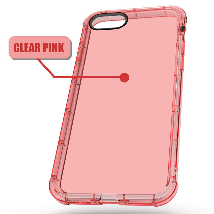 Apple iPhone 6 / 7 / 8 Plus Case Silicone Clear Cover Bumper Rubber Protective - US85.COM