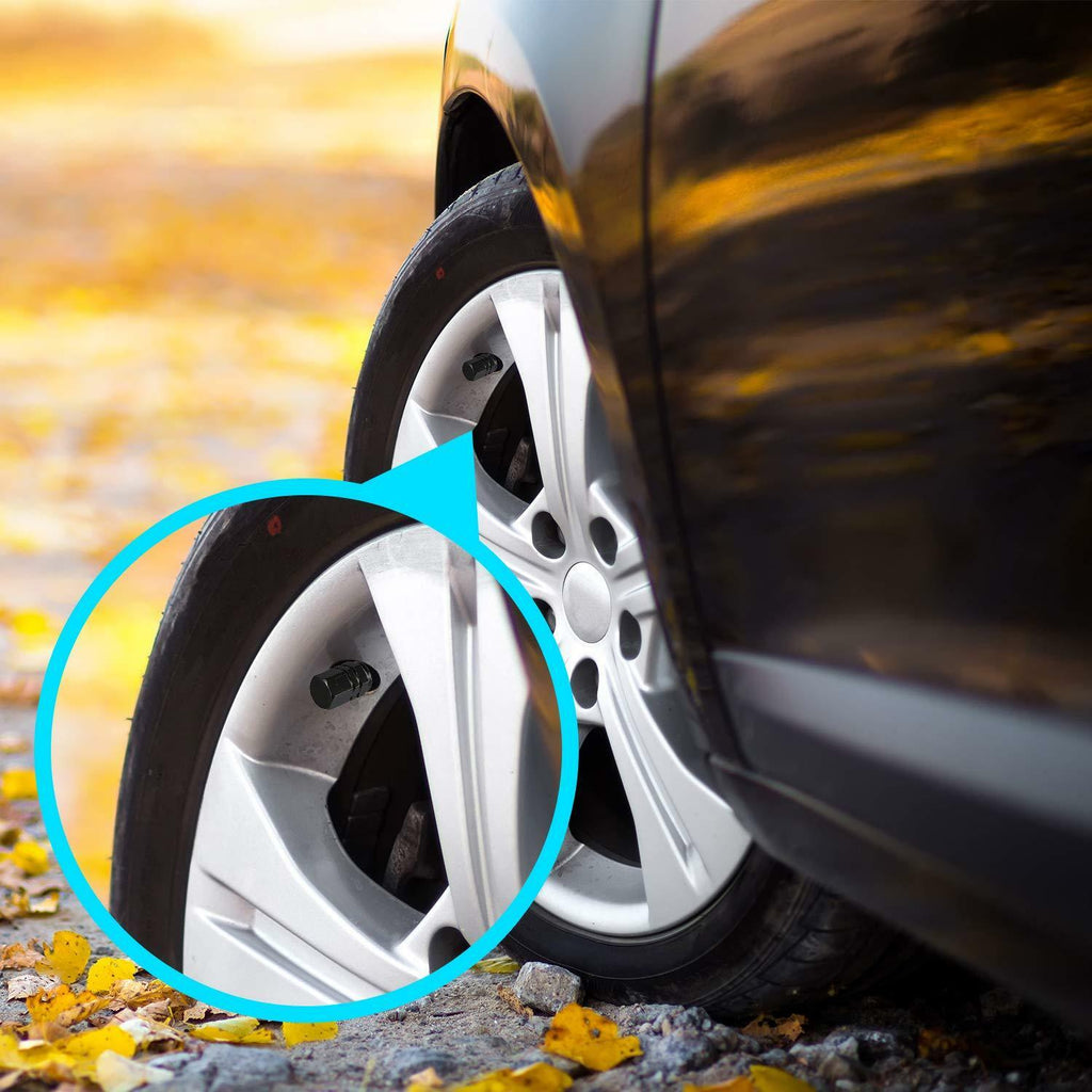 Universal Hexagon Shape Car Wheels Tyre Tire Valves Dust Stems Air Caps For BMW - US85.COM