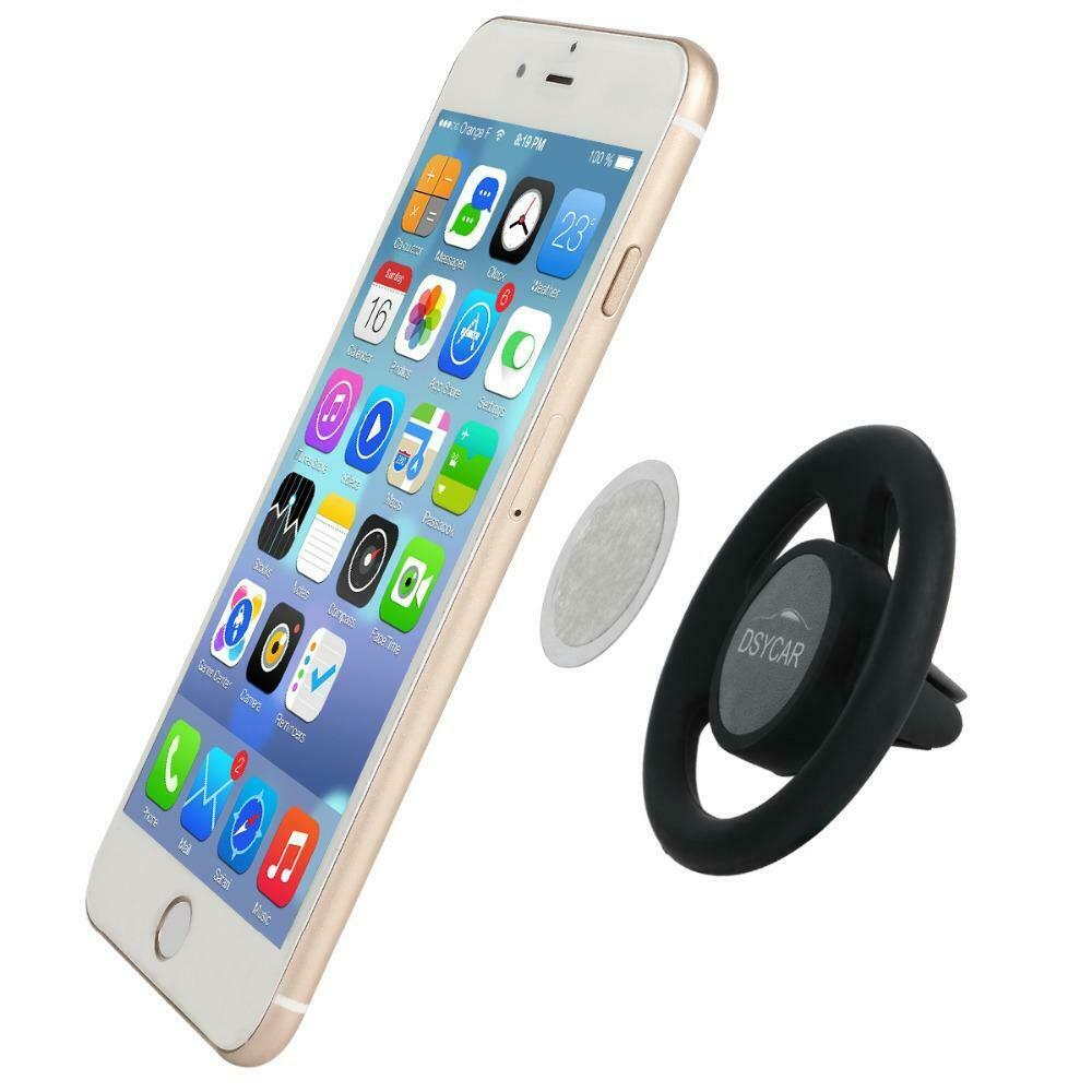 Universal Air Vent Magnetic Gear Car GPS Mount Phone Holder Steering Wheel Style - US85.COM