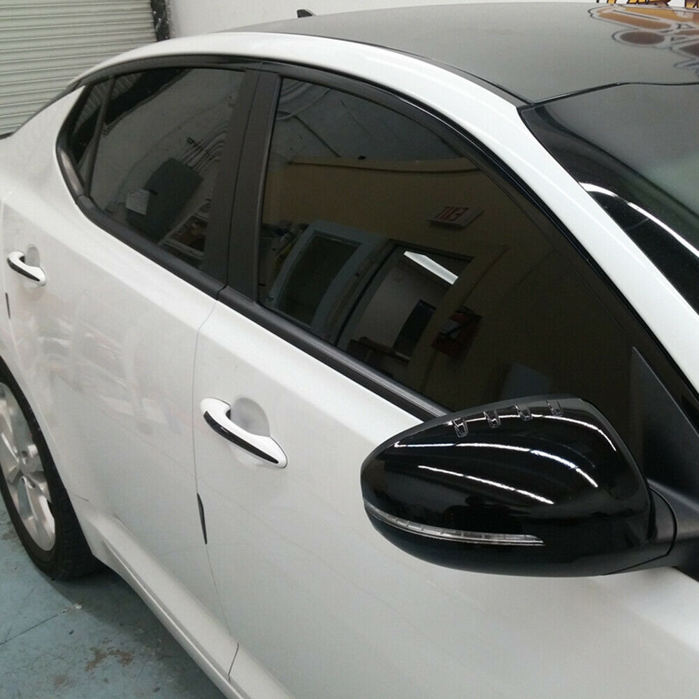 65' 3" Gloss Black Vinyl Wrap Roll Sheet Film For Door Trim Tint Chrome Delete - US85.COM