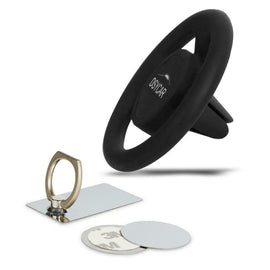 Universal Air Vent Magnetic Gear Car GPS Mount Phone Holder Steering Wheel Style - US85.COM