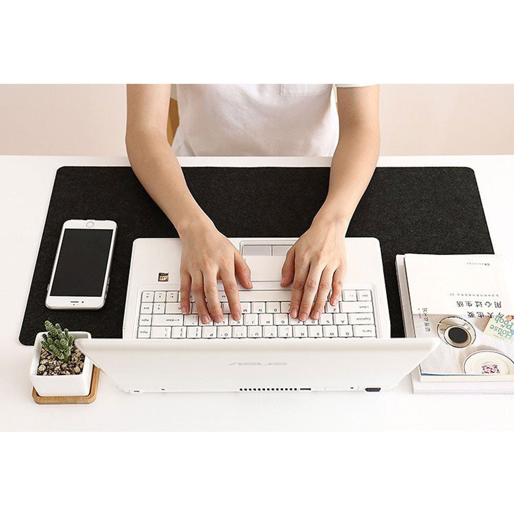 1Pcs Home/Office Premium Extended Size Felt Computer/Laptop Mouse pad Desktop Mat Table Organizer Game Mouse Pad Non-Slip - US85.COM