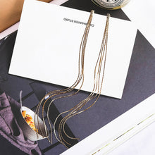 Load image into Gallery viewer, 1Pair  Long Drop Chain Tassel Earrings Elegant Dangle Earrings Bohemian Jewelry Big Boho Earrings Jewelry for Women Girls Wedding - US85.COM