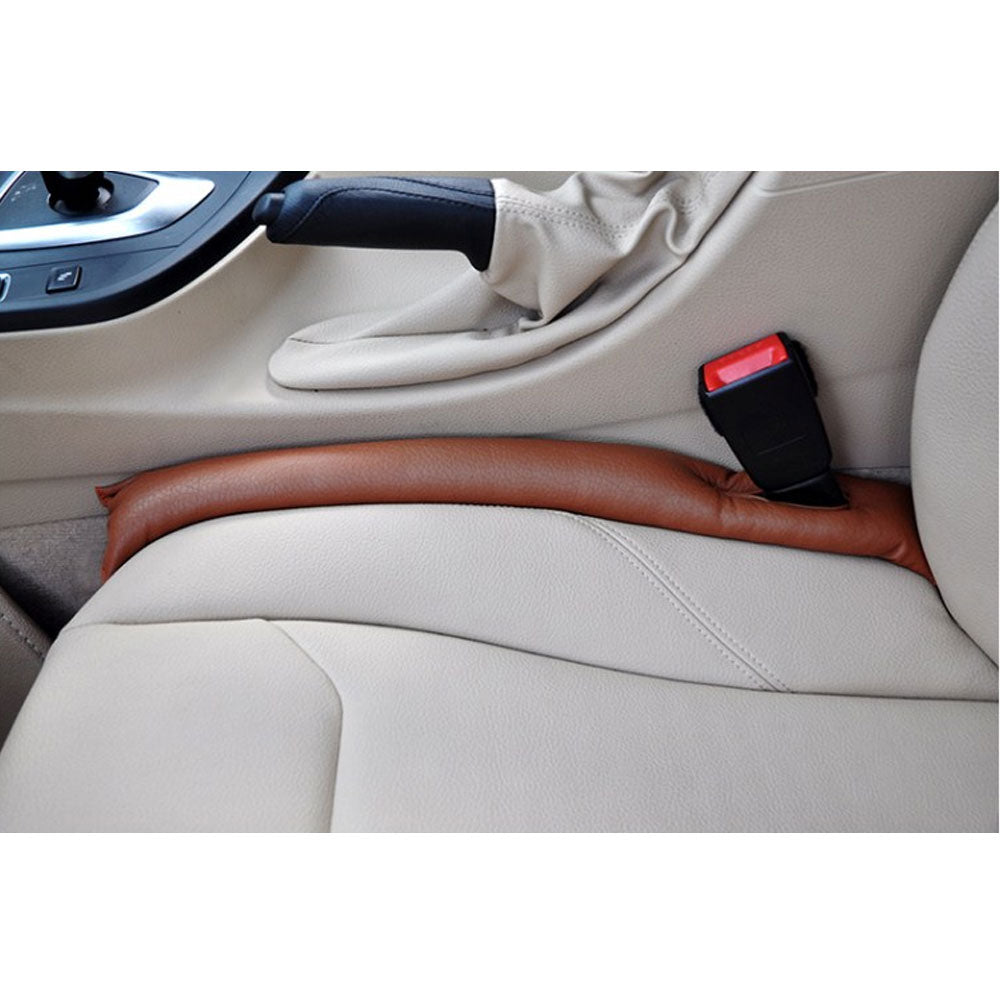 1Pcs PU Leather Car Seat Gap Stopper Leak Proof Stop Pad Filler Spacer Mat Cushion Cover Auto Slot Plug Stopper - US85.COM