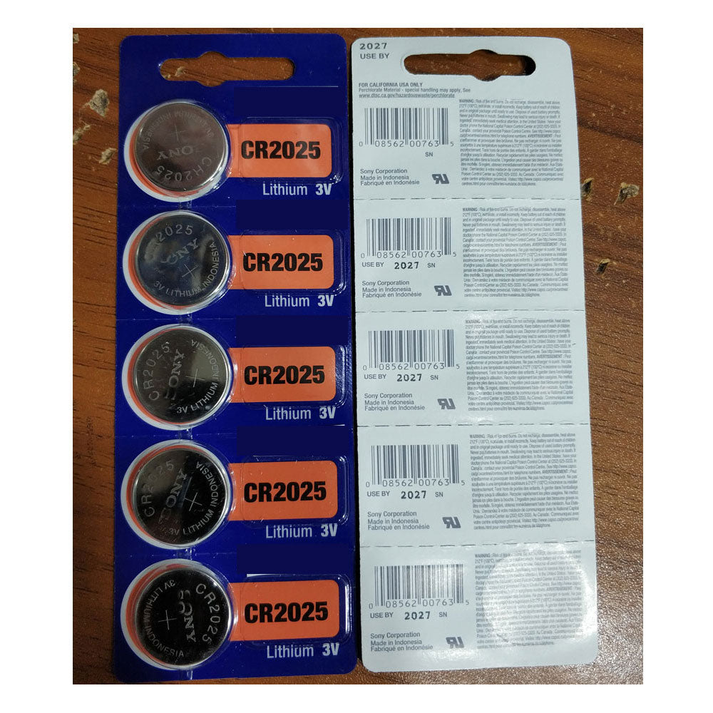 5Pcs/Set Sony Coin Cell Battery CR2016/CR2025/CR2032 3V Lithium Replaces - US85.COM