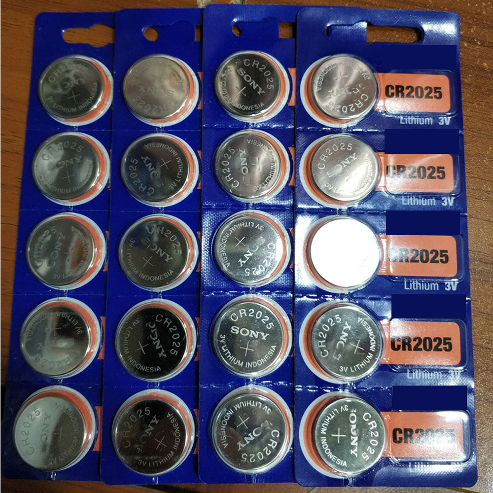 5Pcs/Set Sony Coin Cell Battery CR2016/CR2025/CR2032 3V Lithium Replaces - US85.COM