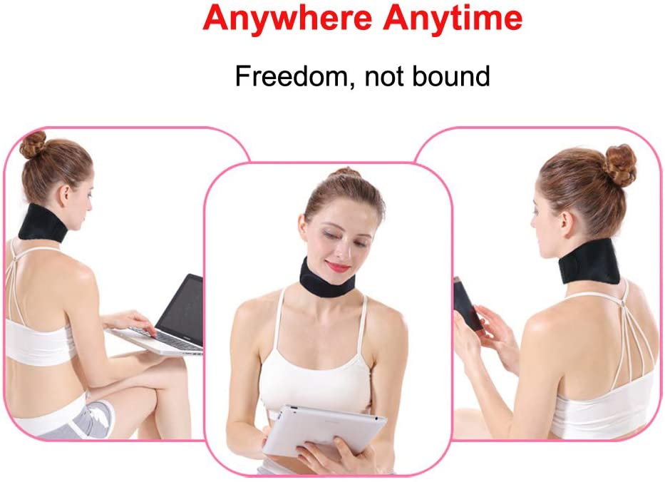 A0459 Tcare Tourmaline Magnetic Therapy Neck Brace Tourmaline Belt Support Cervical Vertebra Protection Spontaneous Self Heating