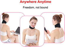 Load image into Gallery viewer, A0459 Tcare Tourmaline Magnetic Therapy Neck Brace Tourmaline Belt Support Cervical Vertebra Protection Spontaneous Self Heating