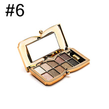 Load image into Gallery viewer, 1Pcs Eyeshadow 10 colors Eye Shadow Palette with Eyeshadow Brush and mirror , Professional Shimmer Waterproof Cosmetic Set - US85.COM