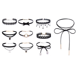 1Pcs Women Lace Collar Choker Necklace Pendant Chain Clavicle Ornament  Various Styles - US85.COM